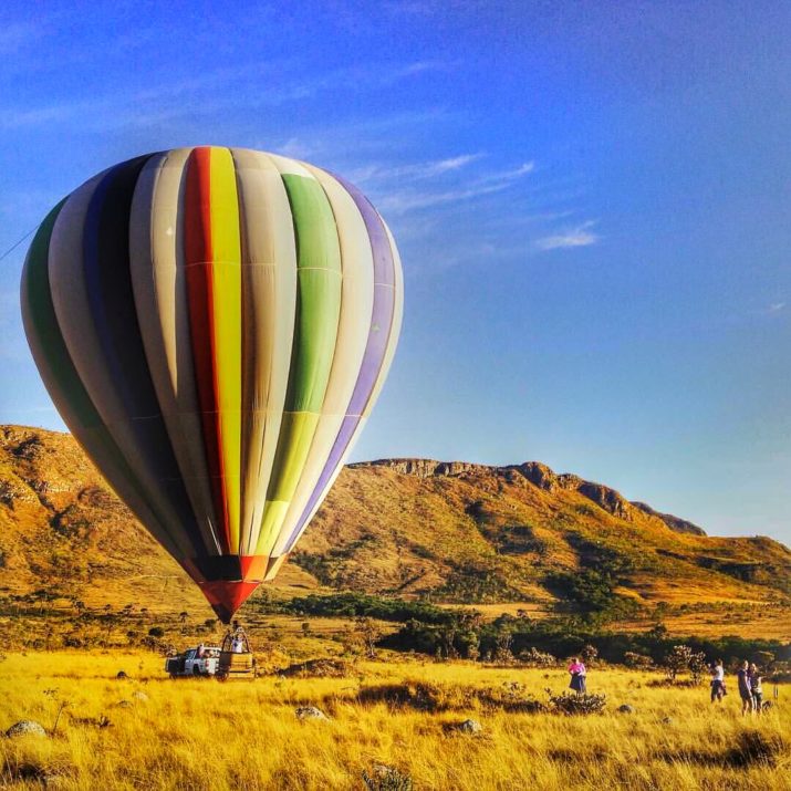 fly in a balloon in chapada dos veadeiros 